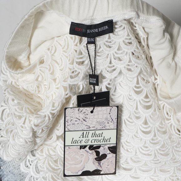 NWT crochet lace Jeanne Beker skirt -XL - Picture 7 of 7